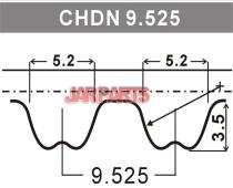 0816E5 Timing Belt