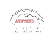 D1060G0300 Brake Shoe