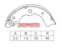 K1188 Brake Shoe