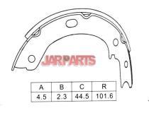 K1244 Brake Shoe