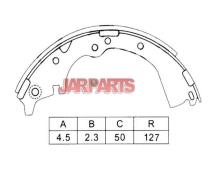 K2283A Brake Shoe