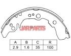 0449597501000 Brake Shoe