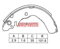 K2368 Brake Shoe