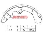 K3376 Brake Shoe