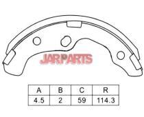 K3381 Brake Shoe