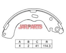 K3401 Brake Shoe