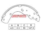 K3417 Brake Shoe