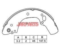 K4464 Brake Shoe