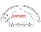 K6720 Brake Shoe