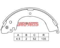 K6720 Brake Shoe