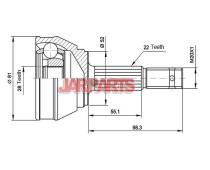 151029 CV Joint Kit